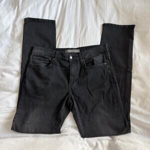 Joe's Jeans Mid Rise Skinny Ankle Jean Faded Black Mens Size 32